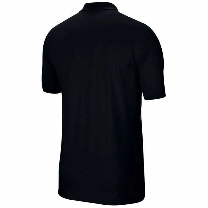 Nike Dri-Fit Vapor Stripe Golf Polo Shirt - Black/Smoke Grey Pastel color