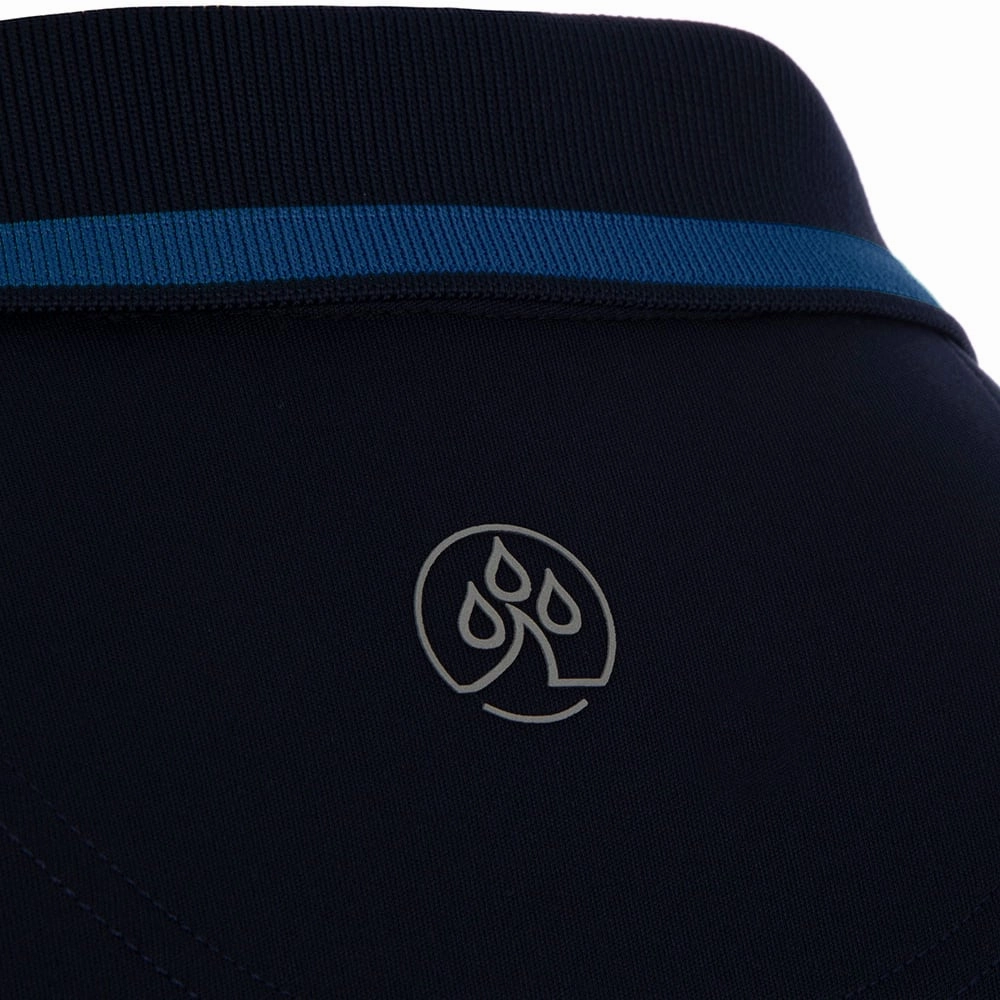 ProQuip Sub7 Plain Polo Shirt - Navy/Royal Comfy Top