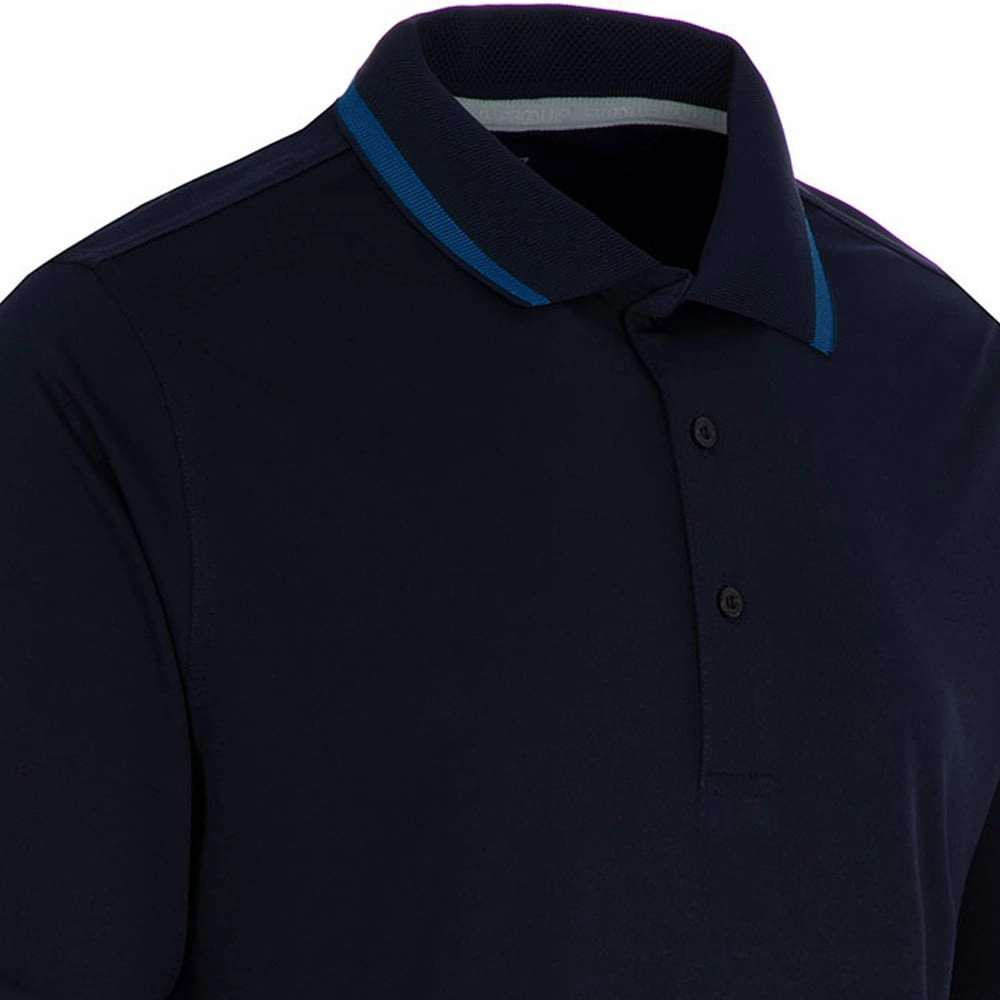 ProQuip Sub7 Plain Polo Shirt - Navy/Royal Lightweight Feel Fresh Trend