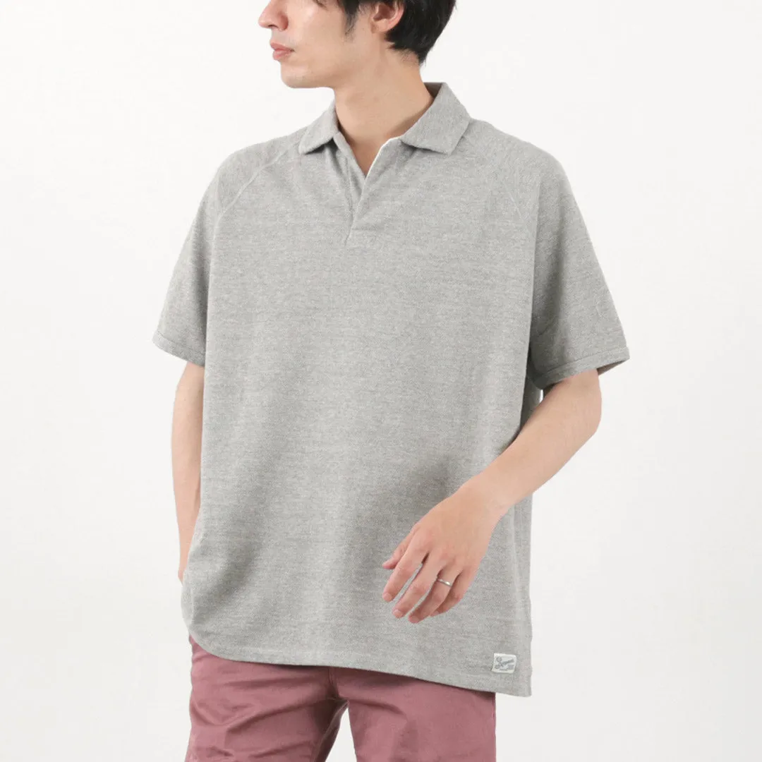 soft look KEPANI / Seed Stitch Skipper Polo Shirt