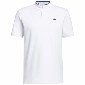 adidas Go-To Henley Polo Shirt - White Business Meeting Date night