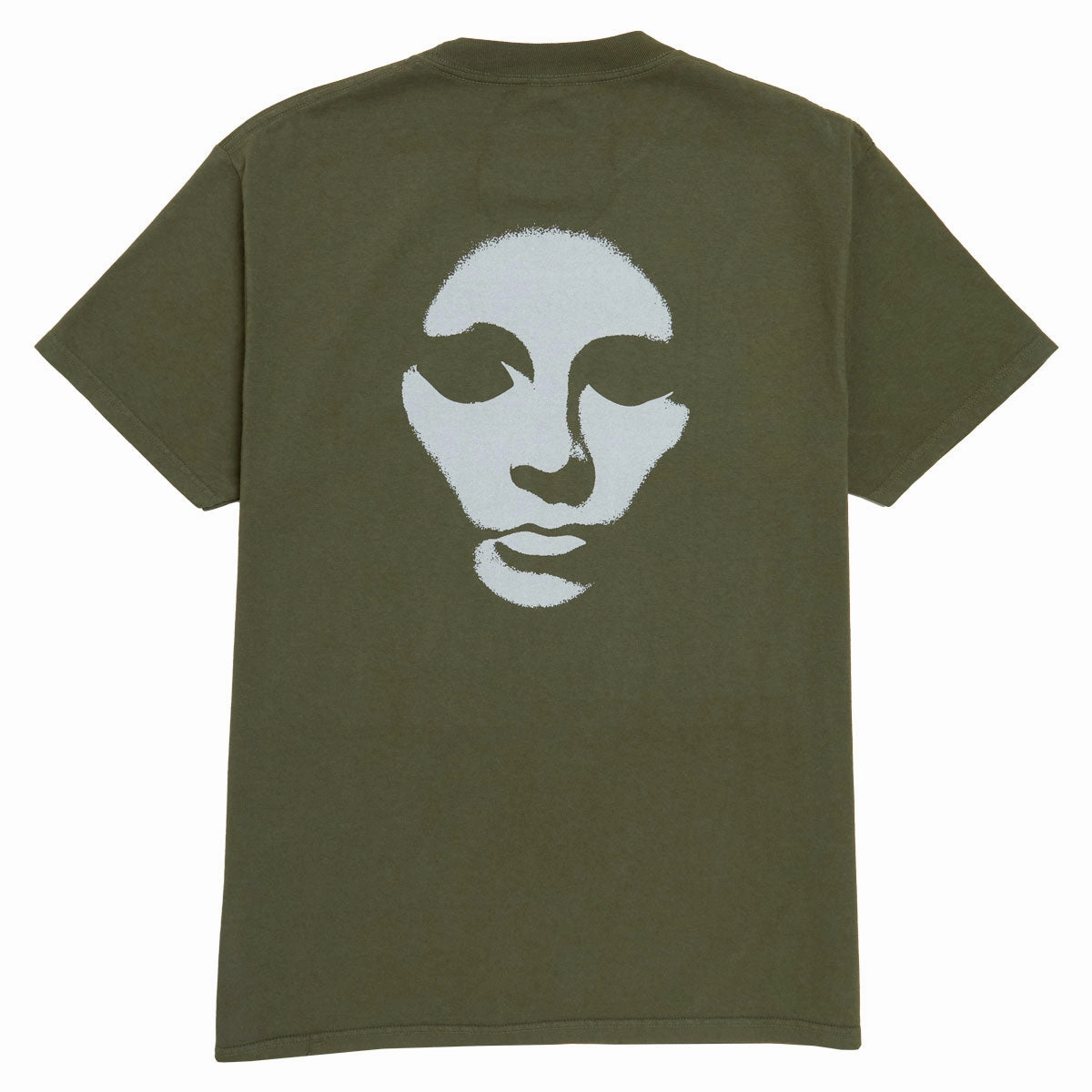 Soft and Light Opera Font T-Shirt - Military Green