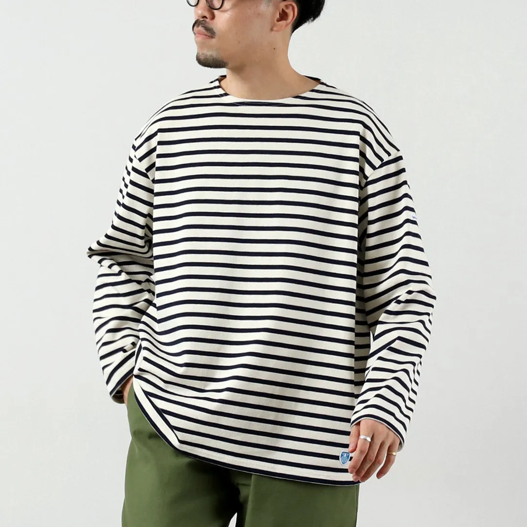 Minimalist Apparel ORCIVAL / Striped Crew Neck Long Sleeve Pullover