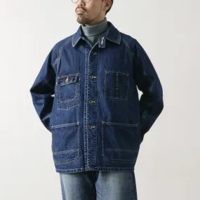 ORDINARY FITS / Denim Coverall Jacket Used Noise Reduciting Fabric