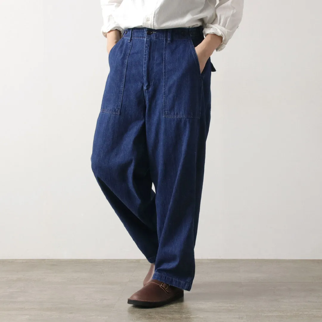 Vintage Wash ORDINARY FITS / James Fatigue Denim with Used Finish