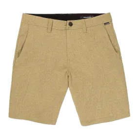 colorful Volcom Frickin Cross Shred Static 20 Shorts - Dark Khaki 2025
