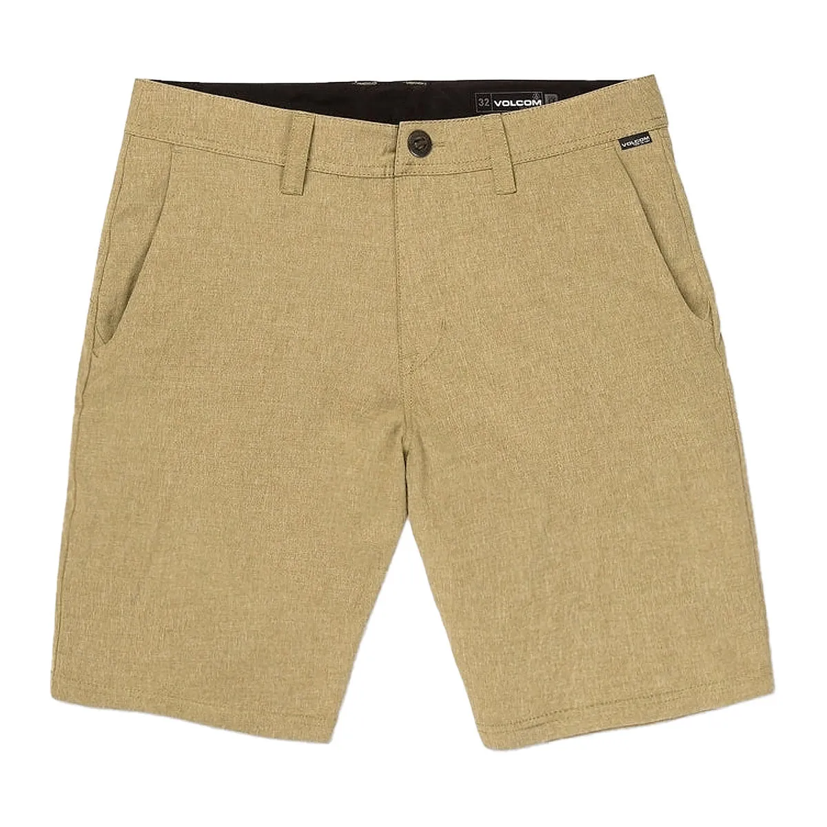 colorful Volcom Frickin Cross Shred Static 20 Shorts - Dark Khaki 2025