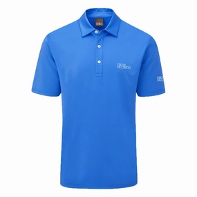 Timeless and Chic Trendy Vibes Wear Oscar Jacobson Chap Tour Golf Polo Shirt - Royal Blue