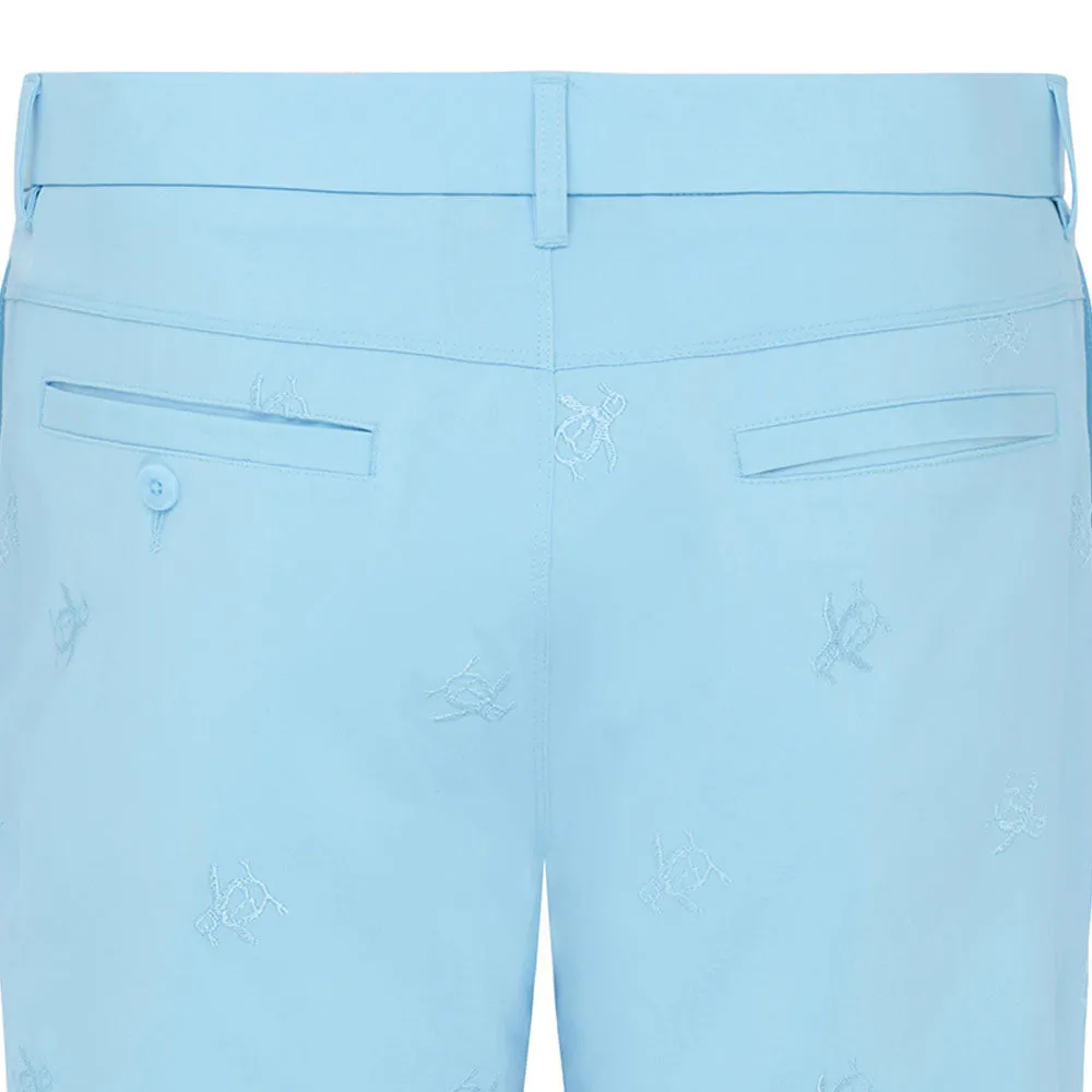 swimming suit alternative Original Penguin All-Over Pete Embroidery Shorts - Aquarius