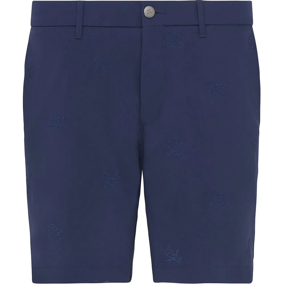 surfing gear Denim shorts Original Penguin All-Over Pete Embroidery Shorts - Black Iris