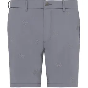 DIY project Playful Style Original Penguin All-Over Pete Embroidery Shorts - Quiet Shade