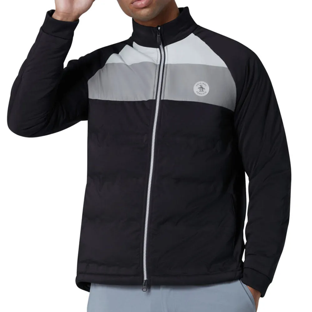 Detachable Lining Fashion Trend Original Penguin Insulated Full Zip Jacket - Caviar