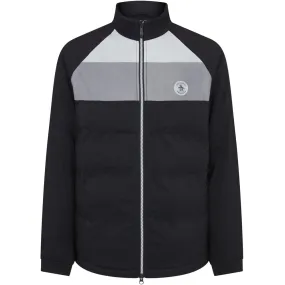 Original Penguin Insulated Full Zip Jacket - Caviar Winter Fashion Rubberized Trims