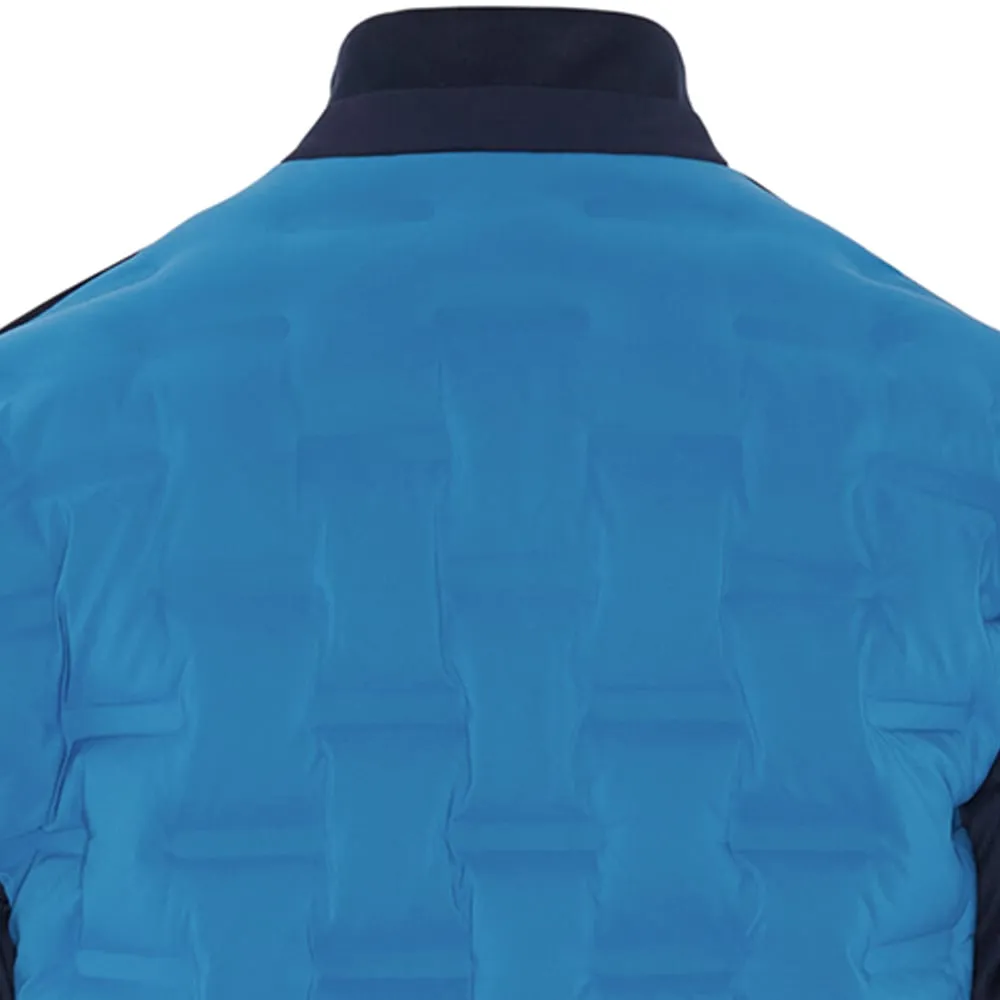 waterproof construction Cold Weather Original Penguin Insulated Mixed Media 80's Bomber Jacket - Black Iris