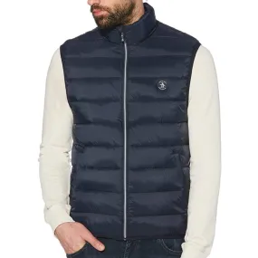 Original Penguin Lightweight Filled Vest Gillet - Dark Sapphire partition