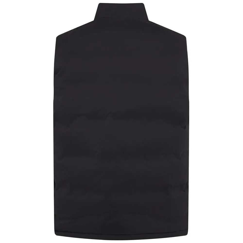 Original Penguin Lightweight Full Zip Puffer Gilet - Caviar Reflective Safety Details Reflective Trims
