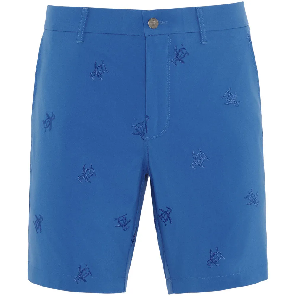 Breathable Material Nylon Material Original Penguin Space Dyed Pete Embroidered Shorts - Nebulas