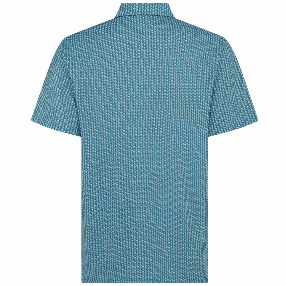 Original Penguin All Over Pete Printed Polo Shirt - Corsair funky Easy Fit Wear