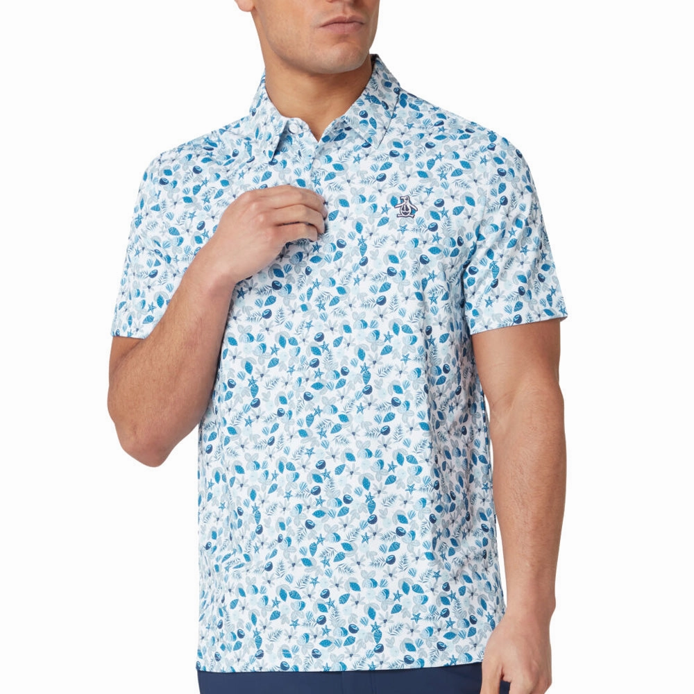 Timeless Layering Original Penguin Coconut Caddy Polo Shirt - Bright White