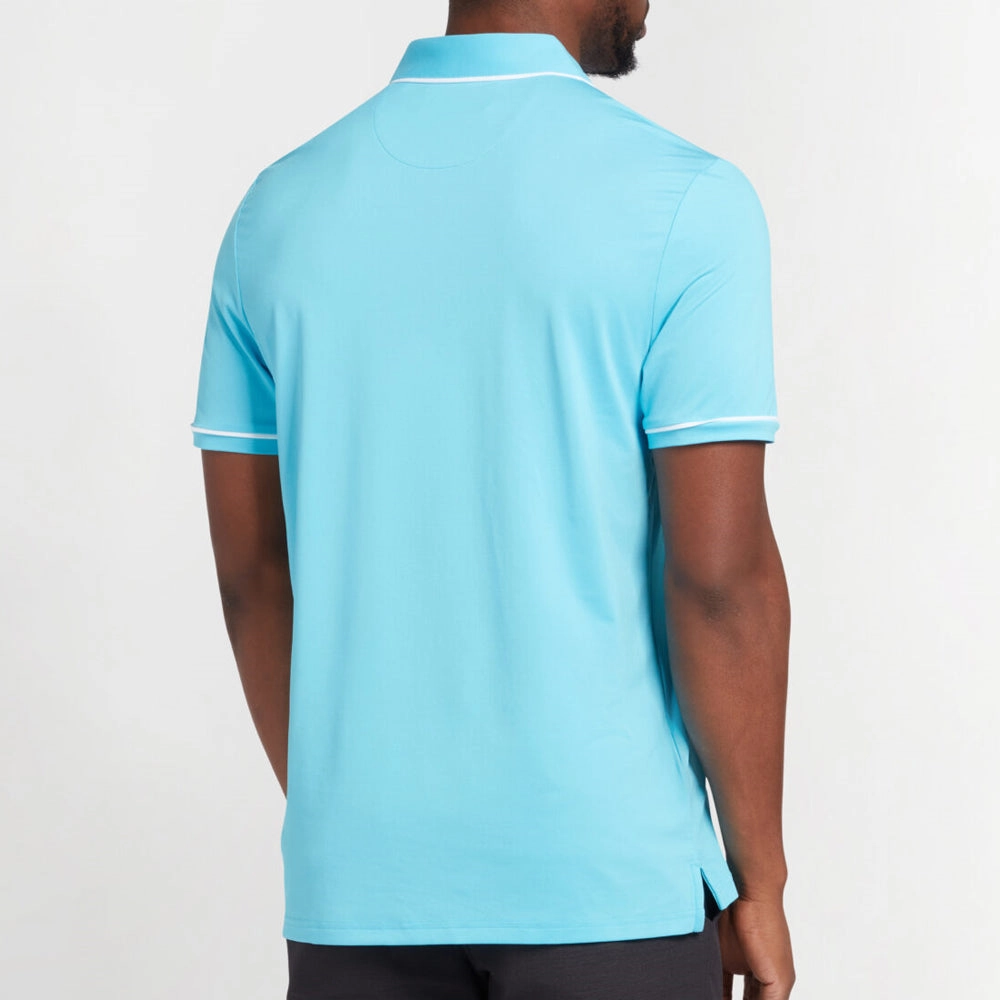 Workout Gear Original Penguin Heritage Piped Polo Shirt - Aquarius