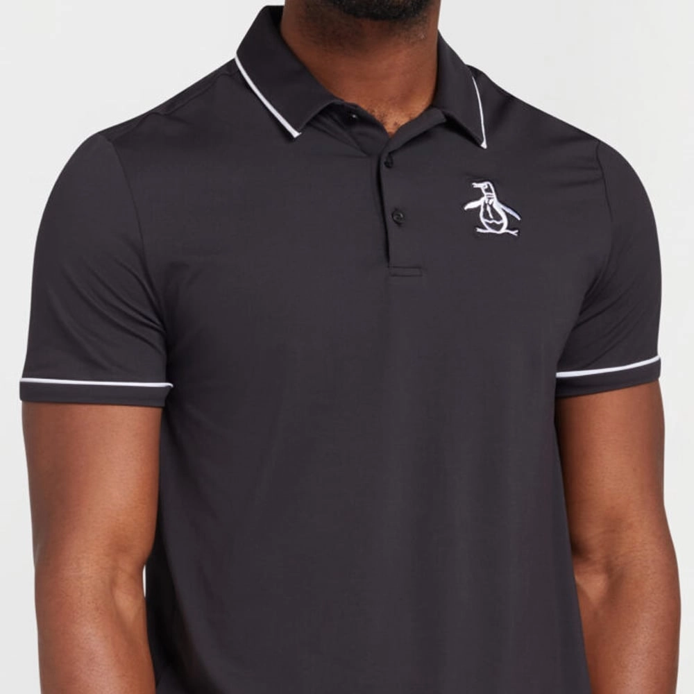 Original Penguin Heritage Piped Polo Shirt - Caviar Trendy Casual Wear