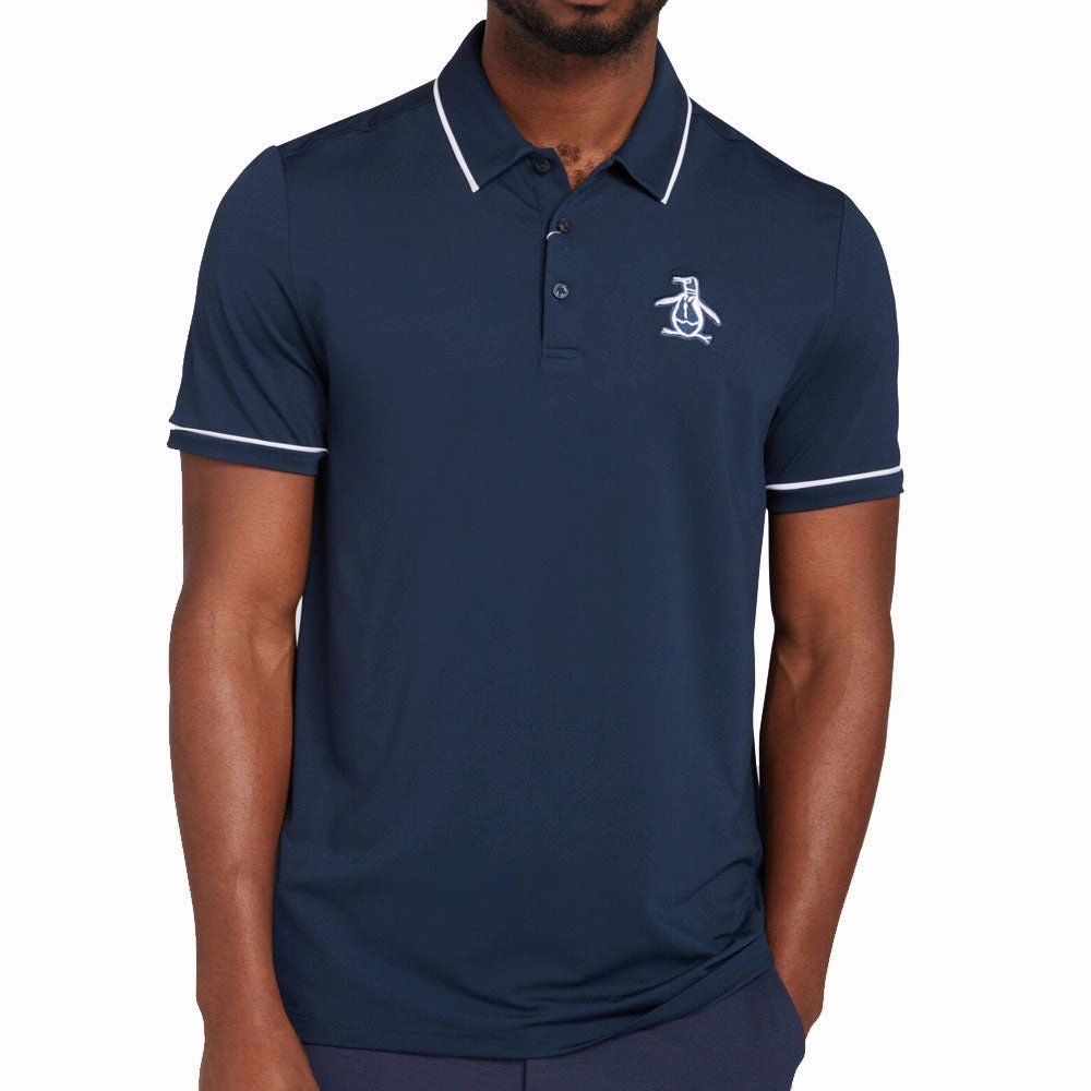 Original Penguin Heritage Polo Large Pete Logo Polo Shirt - Nebulas Minimalistic Wear