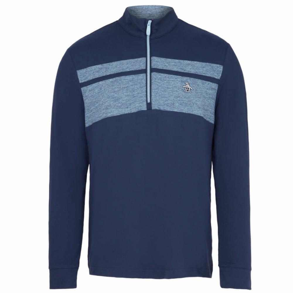 product swimming suitable buoyancy Cool Vibes Original Penguin Lightweight 1/4 Zip Pullover - Black Iris