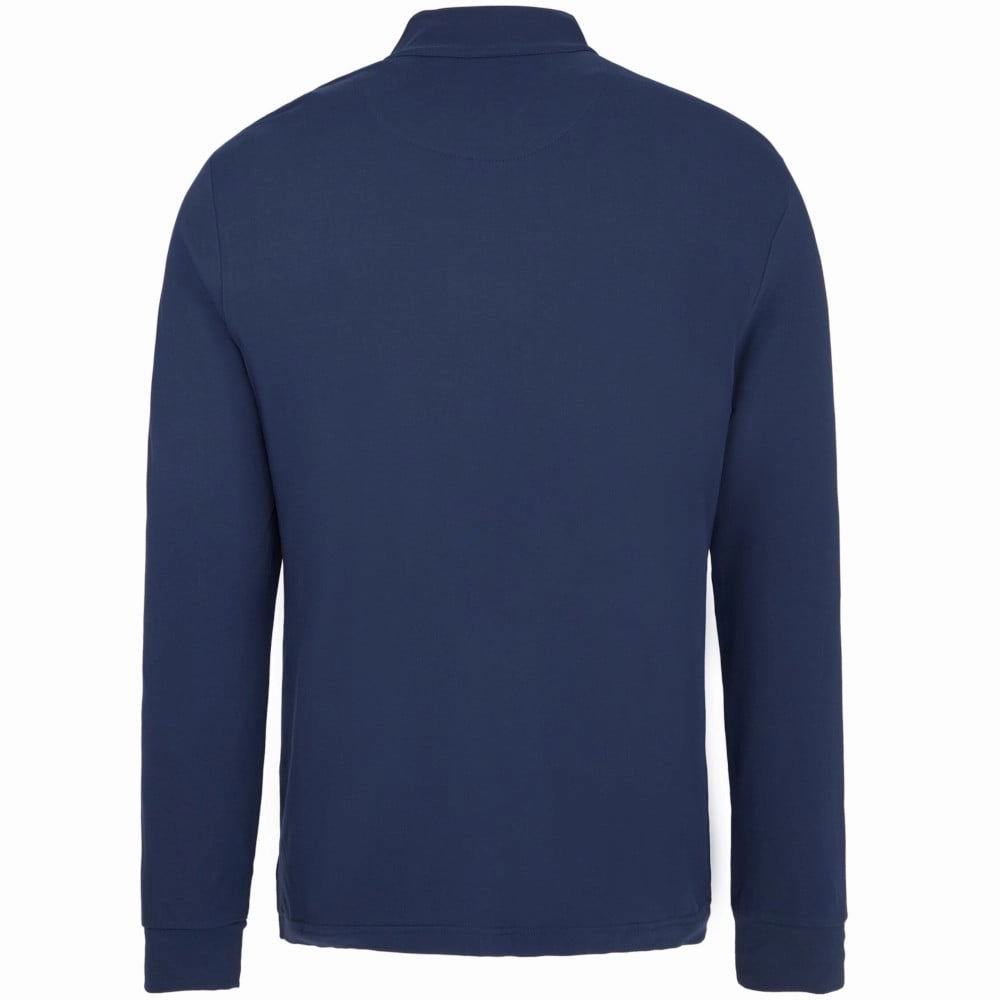 Layer Sporty Original Penguin Lightweight 1/4 Zip Pullover - Black Iris