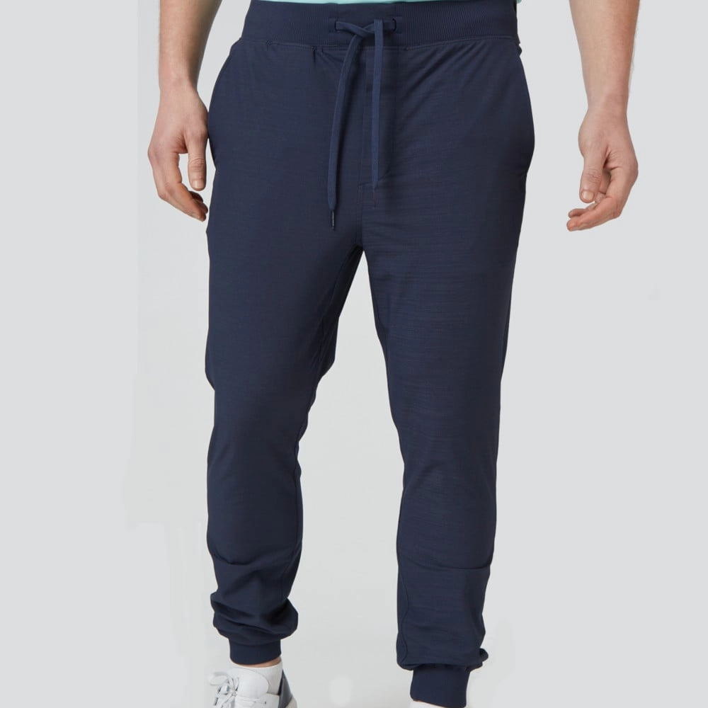 Original Penguin Performance Crossover Trousers - Black Iris Relaxed Wearable Stretch Support Fit