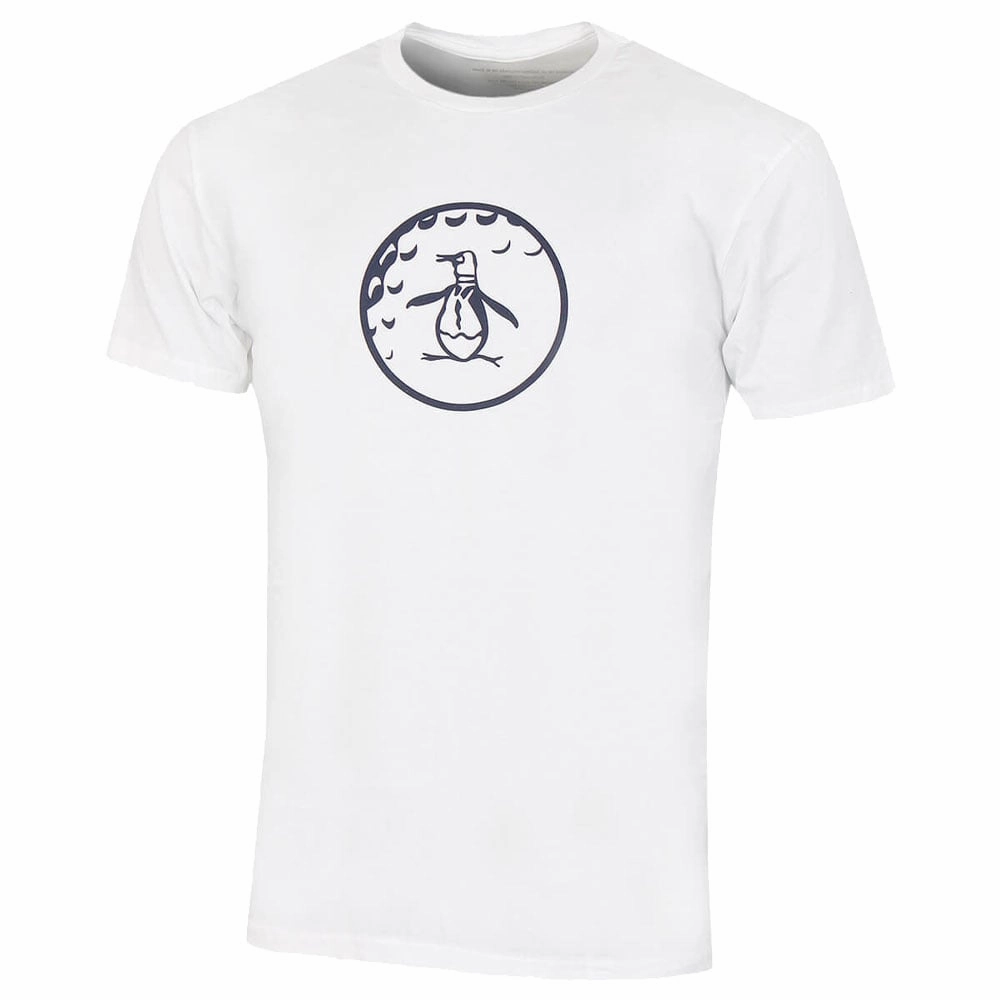 City Fashion Look Original Penguin Pete Golf Ball T-Shirt - White