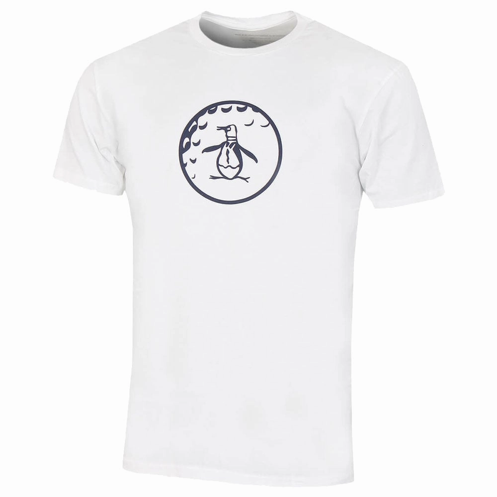 Original Penguin Pete Golf Ball T-Shirt - White Active Fashion
