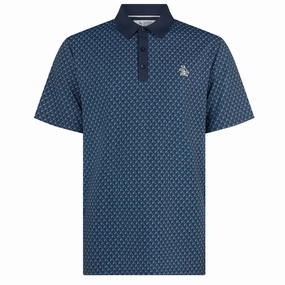 AntiStaticLining Original Penguin Pete??s Tee Time Polo Shirt - Black Iris