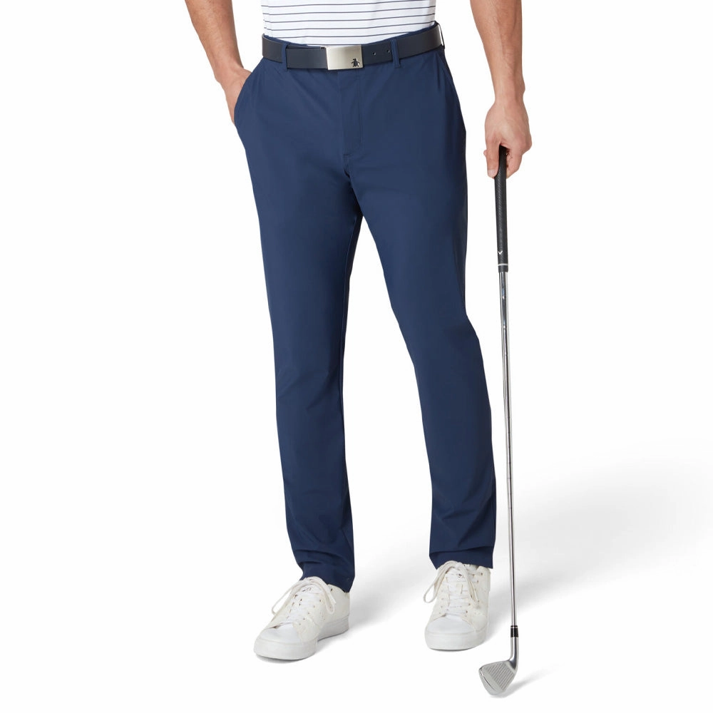 No Pinch Performance Comfort Original Penguin Players Trousers - Black Iris