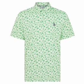 FlexibleCollarOptions Travel Essential Original Penguin Underwater Mosaic Geo Polo Shirt - Sprucestone