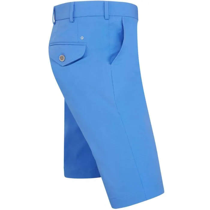 service industry Linen blend Oscar Jacobson Dooley Shorts - Bright Blue
