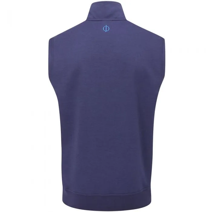 Grade teen's Oscar Jacobson Hawkes 1/4 Zip Sleeveless Pullover - Navy