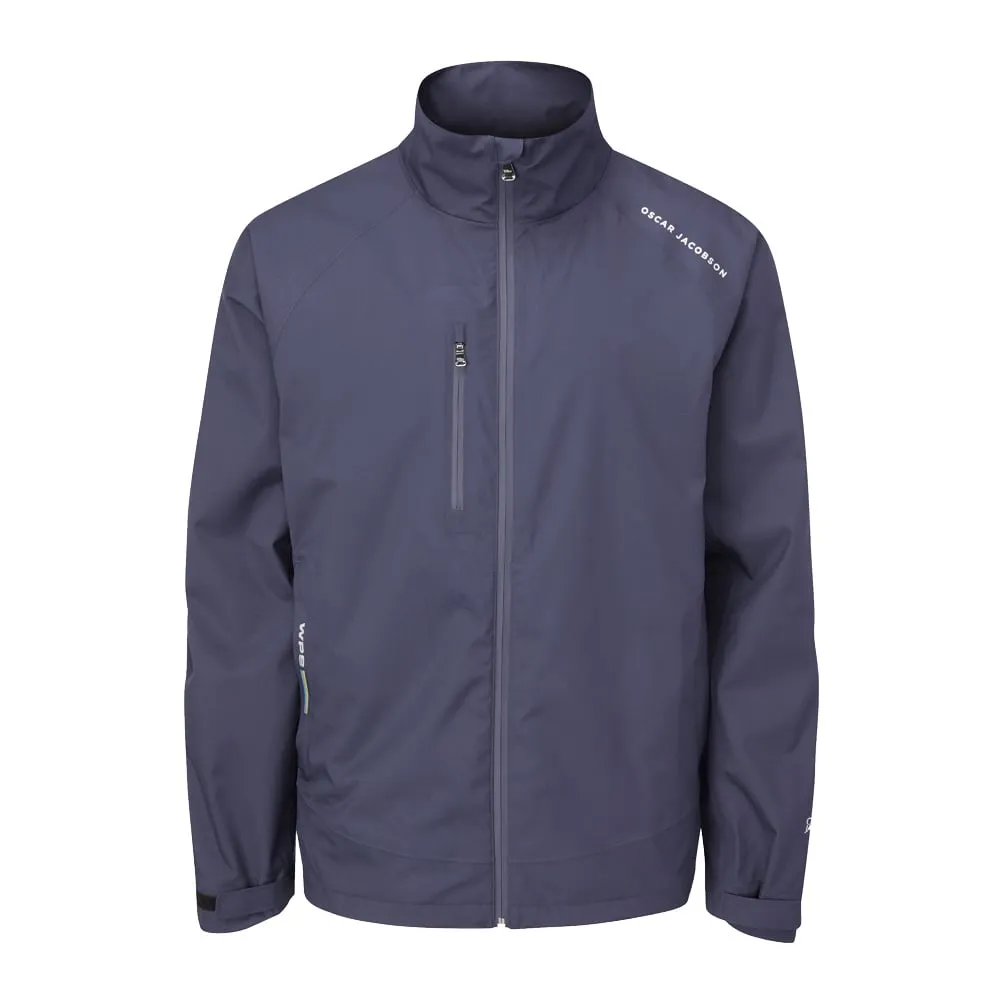 Oscar Jacobson Preston Waterproof Jacket - Navy Cool Tone Evening Chill Piece