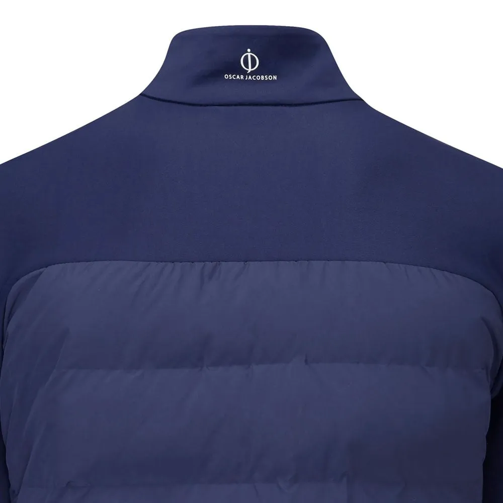 Oscar Jacobson Radstock Full Zip Padded Jacket - Navy Zippered Closures