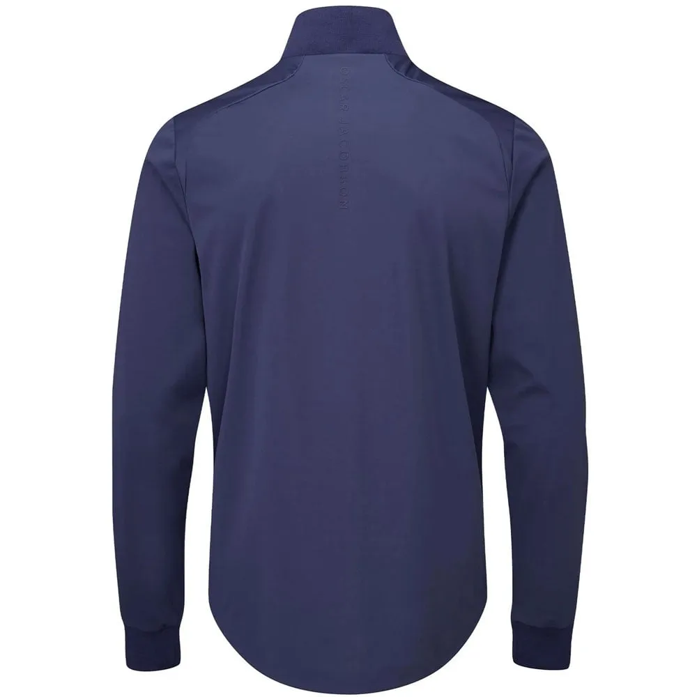 TapedSeamConstruction WaterRepellentFabric Oscar Jacobson Ramsden Tour Jacket - Navy