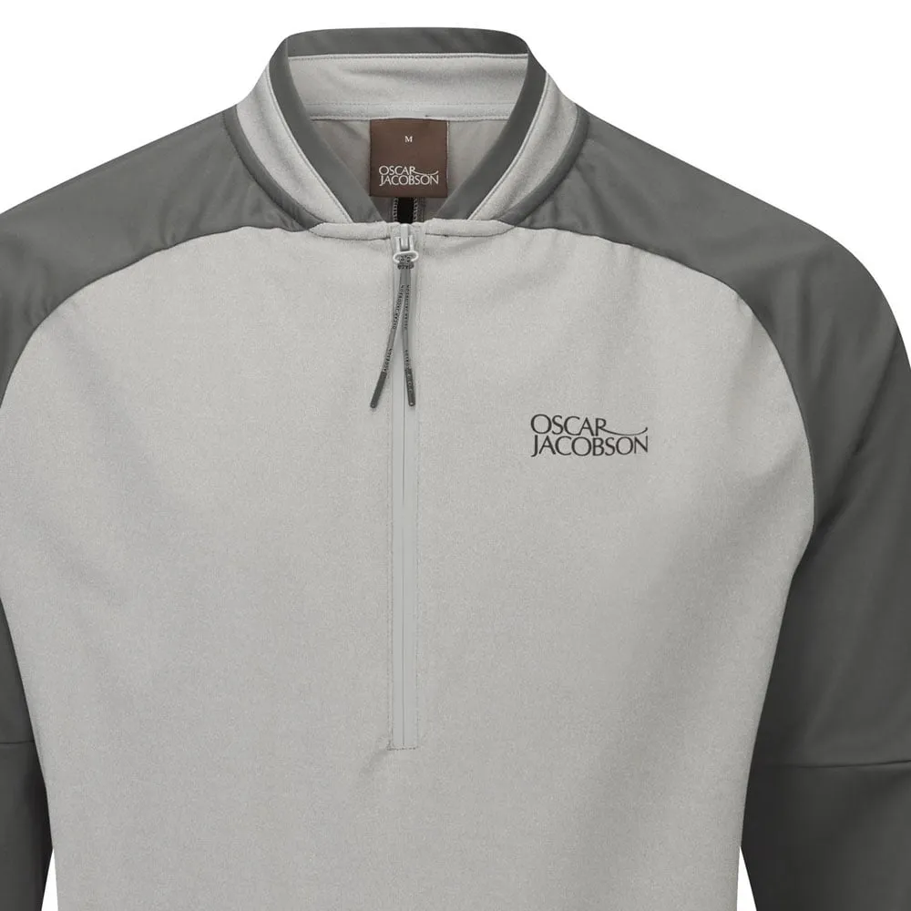 Everyday Look Aramid Fiber Reinforcement Oscar Jacobson Redfern 1/2 Zip Jacket - Light Grey