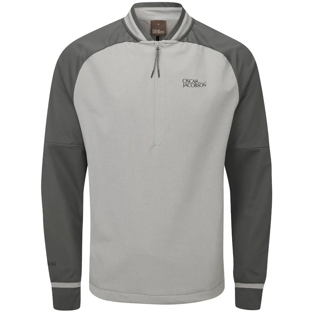 AntiStatic Lining Oscar Jacobson Redfern 1/2 Zip Jacket - Light Grey