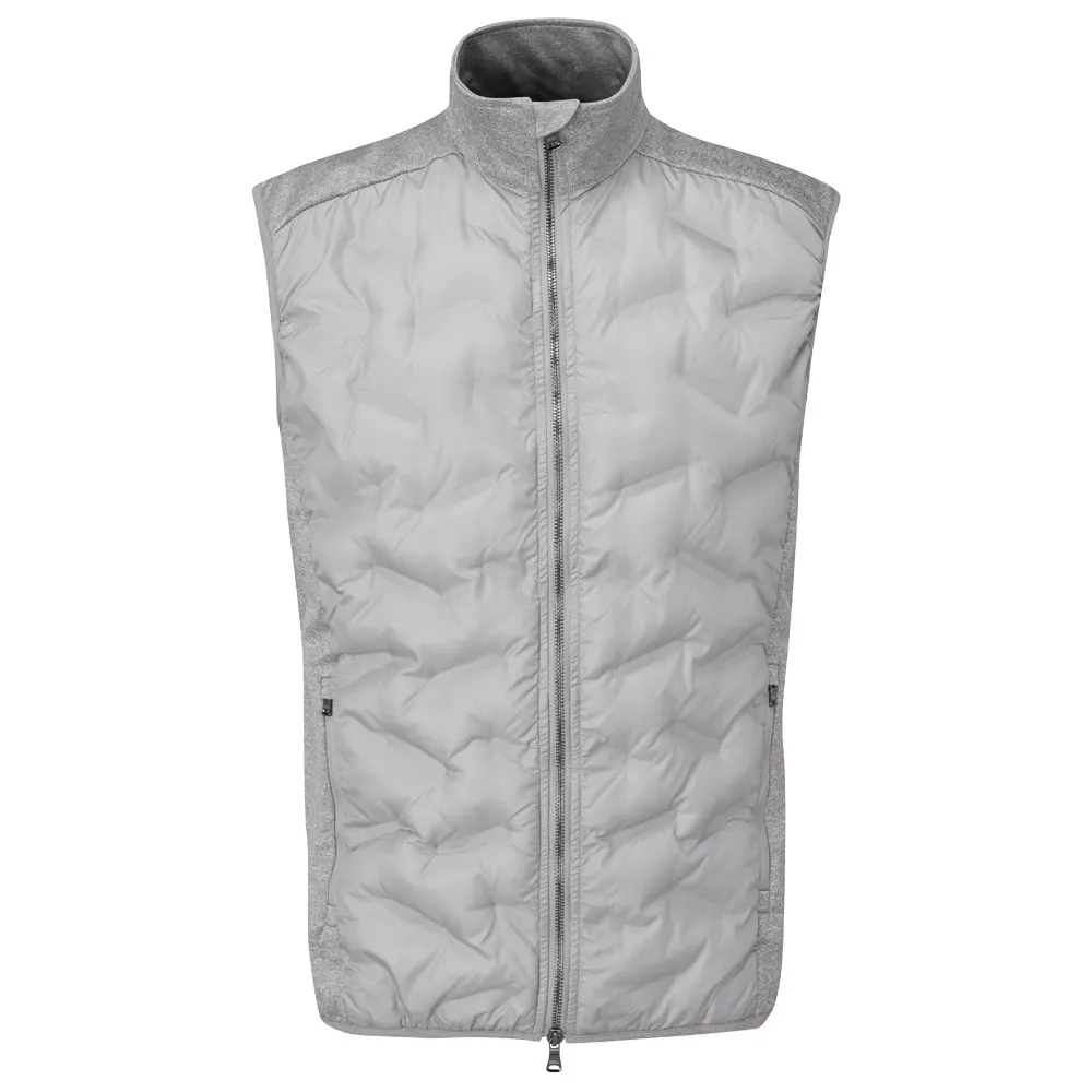 Oscar Jacobson Ridley Hybrid Gilet - Light Grey Unisex style context