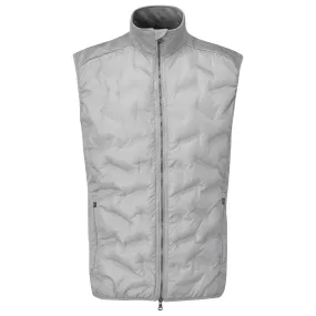 Oscar Jacobson Ridley Hybrid Gilet - Light Grey Unisex style context