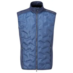 Oscar Jacobson Ridley Hybrid Gilet - Navy Minimalist Aesthetic Help