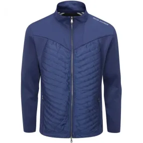 Oscar Jacobson Ross Jacket - Navy Layered Wind Barrier FlexFoldPackaging