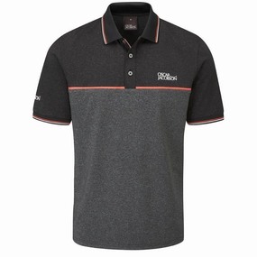 Timeless Design Oscar Jacobson Belford Polo Shirt - Black Marl