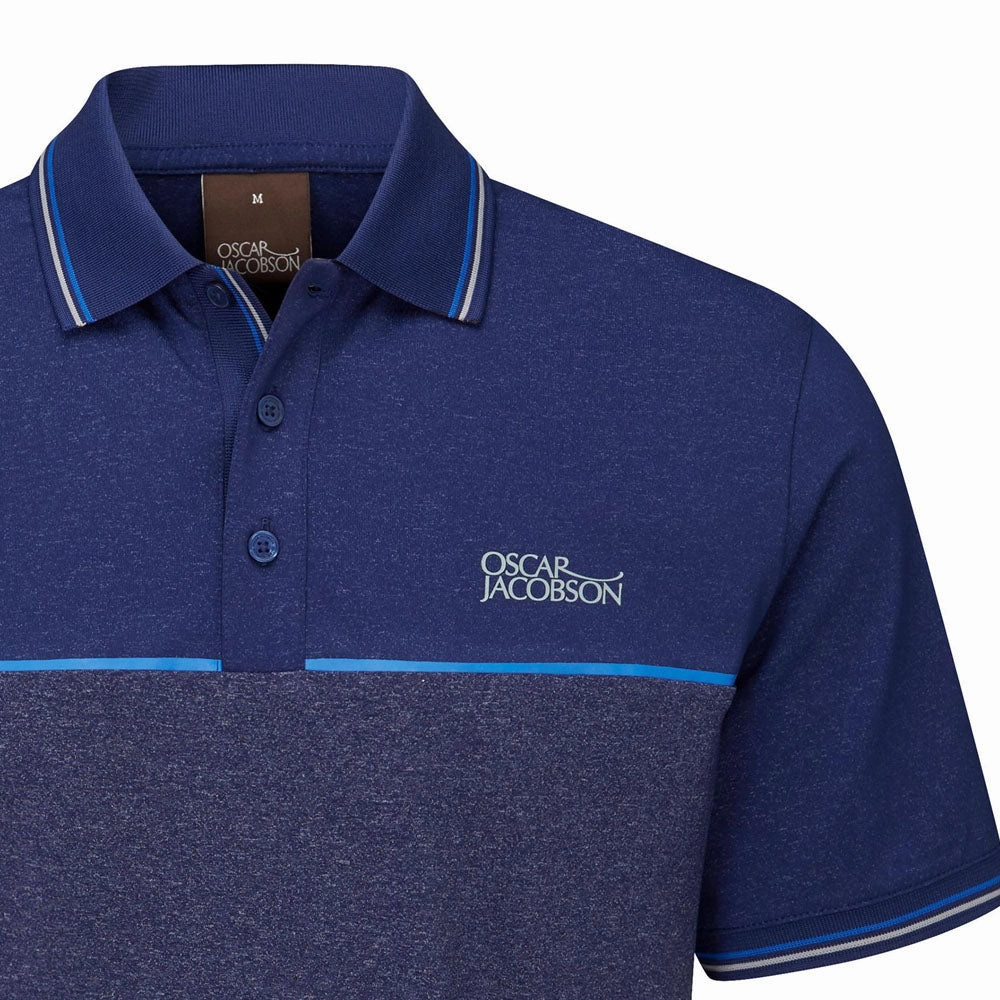 Oscar Jacobson Belford Polo Shirt - Navy Classic Layering
