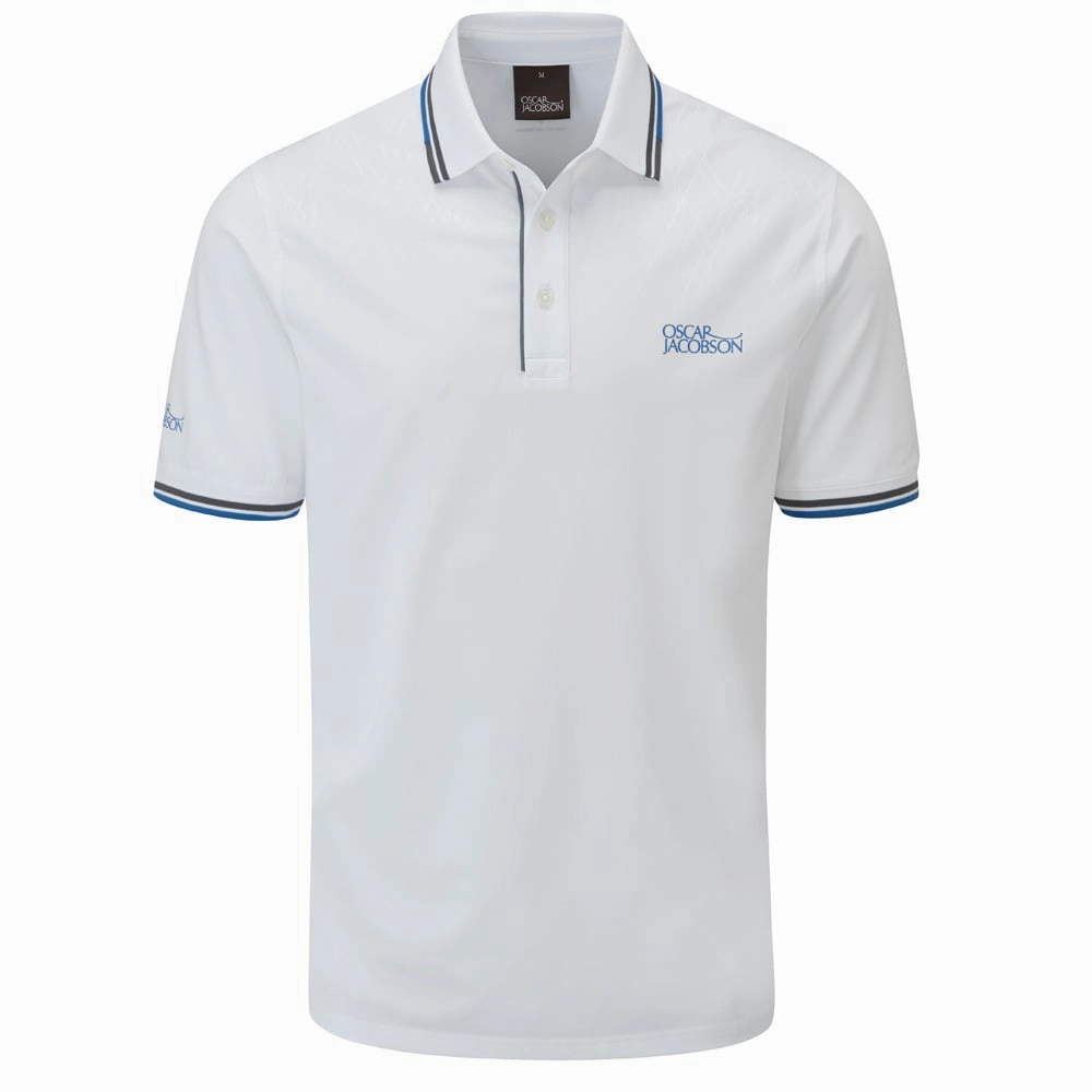Oscar Jacobson Buxton Polo Shirt - White ZeroWaste Production