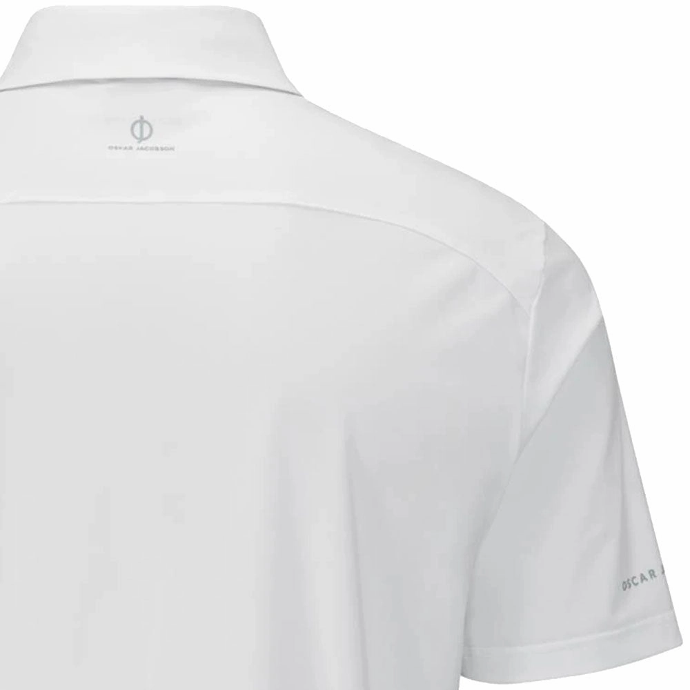 ComfortFirst Outdoor Sports Oscar Jacobson Chap II Tour Polo Shirt - White/Lunar Grey