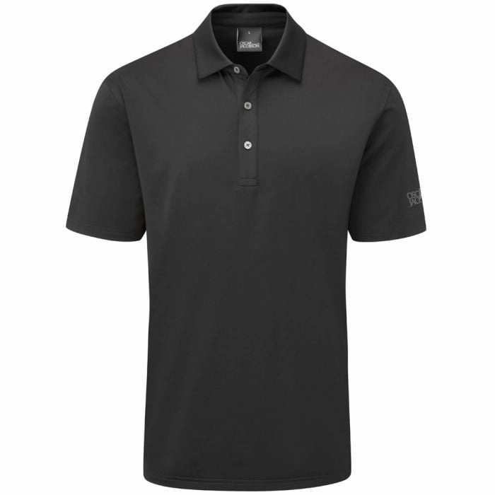 Easy Comfort Oscar Jacobson Chap Polo Shirt - Black